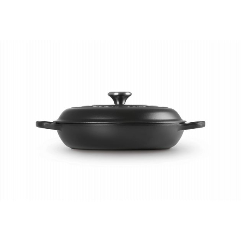 Faitout en Fonte Émaillée Noir mat 30cm - Le creuset