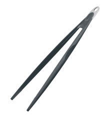 Pincette multi-usage 30 cm, acier inoxydable & nylon, noir — Gefu