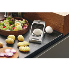 Tranche-œufs aluminium & inox, argent, série EGGI - GEFU