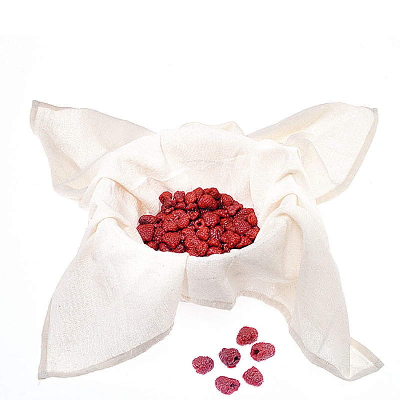 Tissu de filtration en coton blanc 75 x 62 cm - Gefu