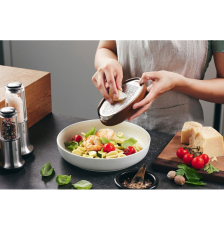 Râpe à parmesan inox et bois d’acacia, argent — GEFU