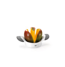 Coupe-mangues en plastique et acier inoxydable, blanc — Gefu