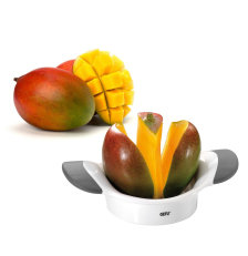 Coupe-mangues en plastique et acier inoxydable, blanc — Gefu