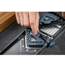 Coupe-rondelles lame acier japonais, corps SAN/ABS transparent - Gefu