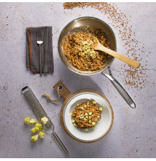 Wok inox 18/10 Castel'Pro 28cm poignée rivetée – Cristel