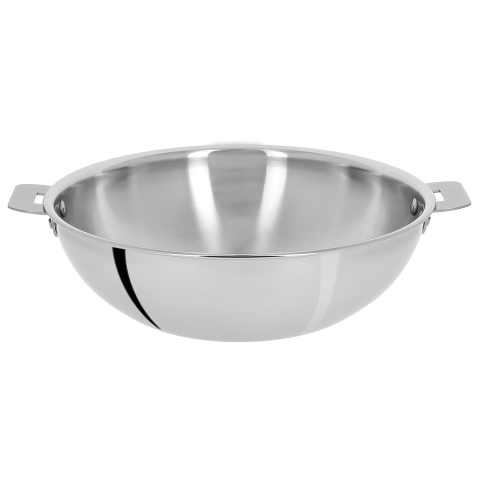 Wok inox 18/10 5 ply...