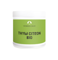 Thym citron bio en feuilles séchées, boîte métal - Georges Colin