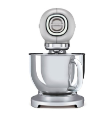 Robot pâtissier sur socle 4,8 L gris métal, plastique/inox - Smeg
