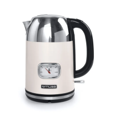 Bouilloire sans fil métal crème 1,7 L 2200 W - MUSE