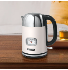 Bouilloire sans fil métal crème 1,7 L 2200 W - MUSE