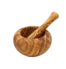 Mortier en bois d'olivier 15 cm, marron – Chevalier Diffusion