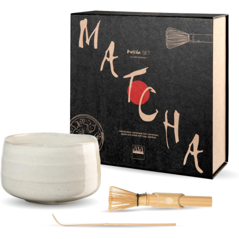 Set matcha 3 pièces en grès...