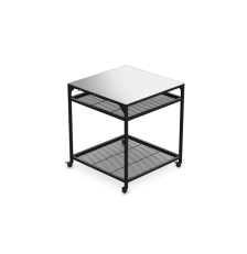 Table Large pour four à pizza inox/acier carbone 80×80×90 cm - Ooni