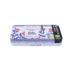 Thé blanc bio Pêche-Abricot sachet 10 x 1,5 g - Terre d'Oc