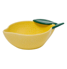 Coupelle citron en céramique jaune 15 cm - Secret De Gourmet