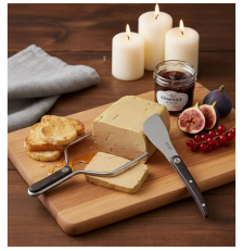 Set 2 pièces Foie Gras Pakka : lyre et pelle à foie gras - Laguiole Heritage