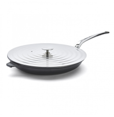 Couvercle Universel en inox 30-32 cm, fabriqué en France - De Buyer