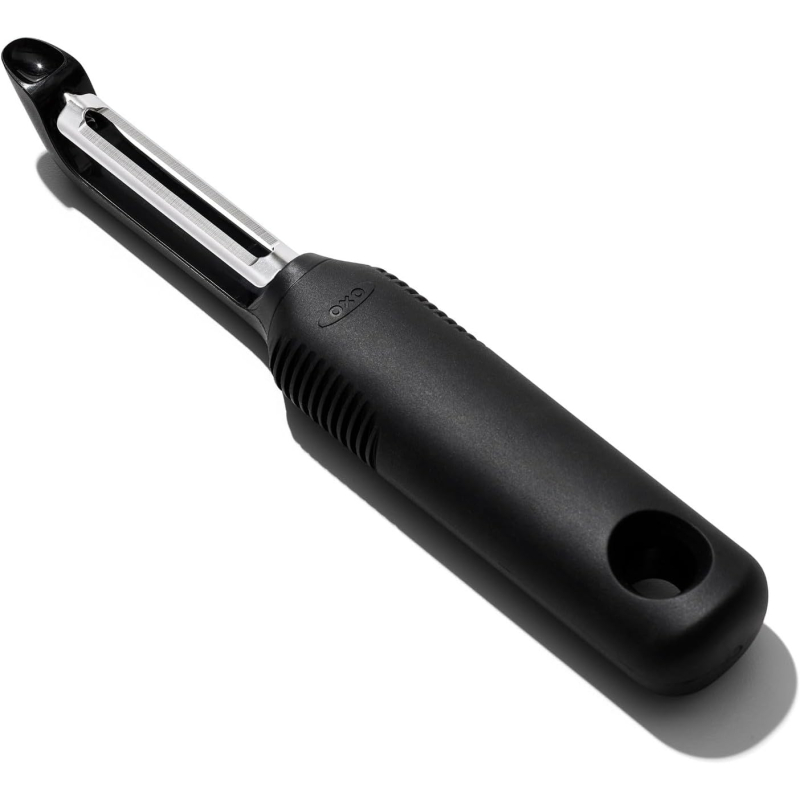 Éplucheur à légumes oscillant inox, noir - OXO