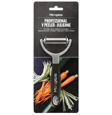 Éplucheur à julienne lame acier inoxydable, manche Soft Touch - Microplane