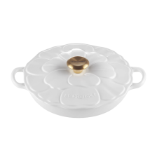 Faitout Campagnard Bloesem Signature Blanc 26 cm - Le Creuset