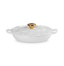 Faitout Campagnard Bloesem Signature Blanc 26 cm - Le Creuset