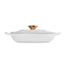 Faitout Campagnard Bloesem Signature Blanc 26 cm - Le Creuset