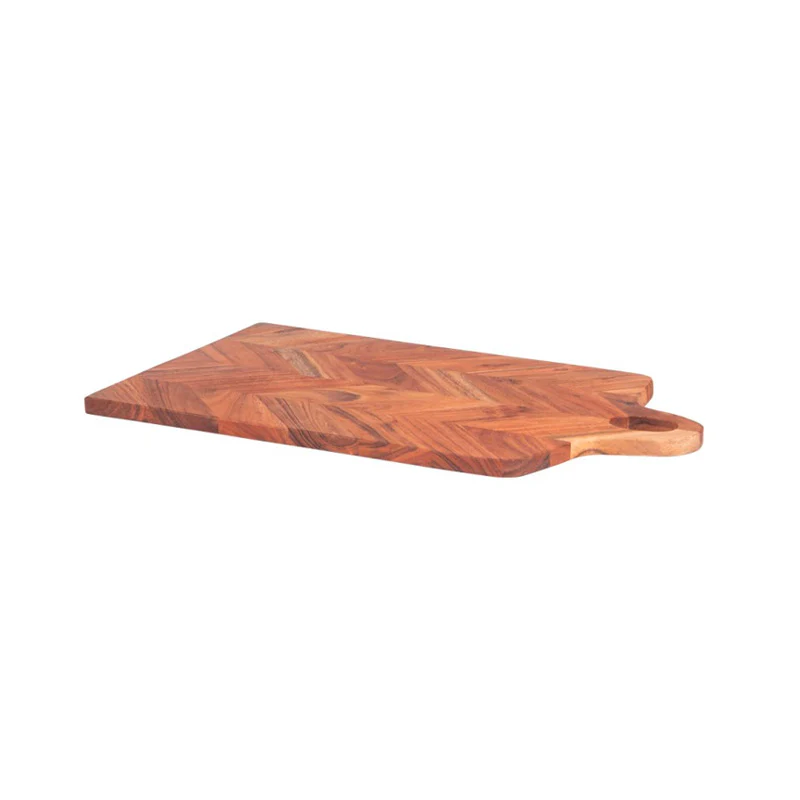 Planche à découper en bois Chevron 45x20 cm - TABLE PASSION