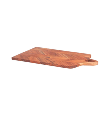 Planche à découper en bois Chevron 45x20 cm - TABLE PASSION