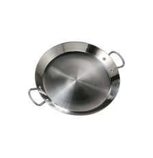 Plat à paella en inox 18/10 40 cm 10 personnes