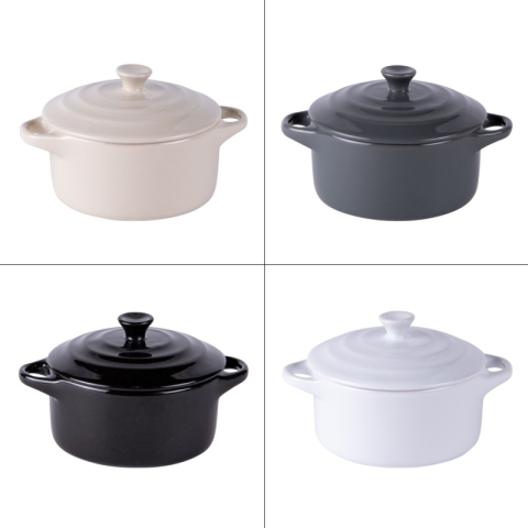 Set de 4 mini cocottes Zen...