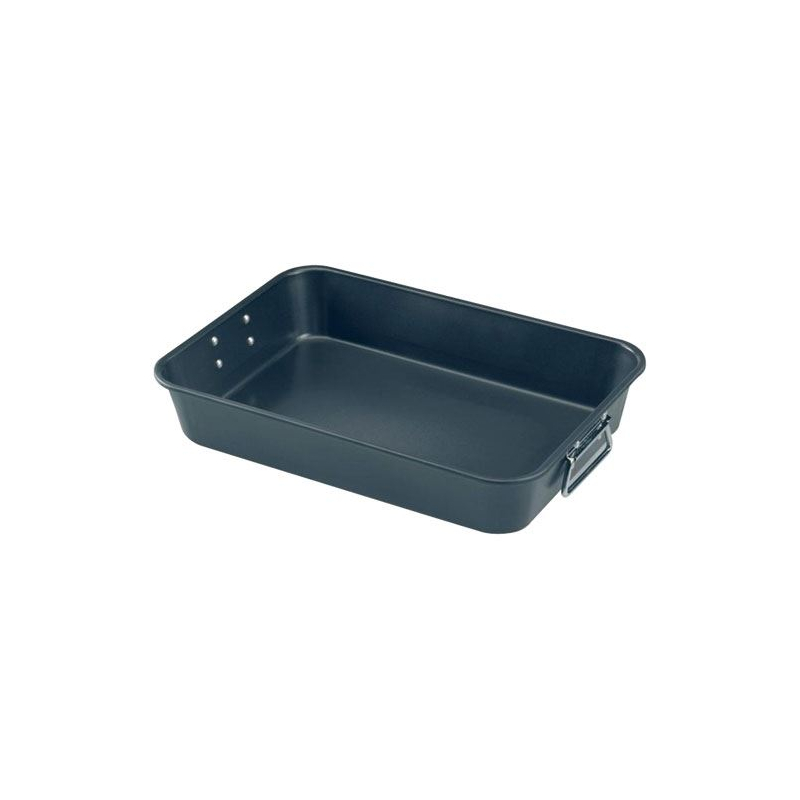 Plat à four rectangulaire acier 40 x 28.5 x 8 cm - Baumalu