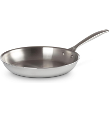 Poêle acier inoxydable 26 cm Signature - Le Creuset