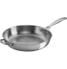 Poêle Acier Inoxydable 3-Ply avec poignée 28 cm - Le Creuset