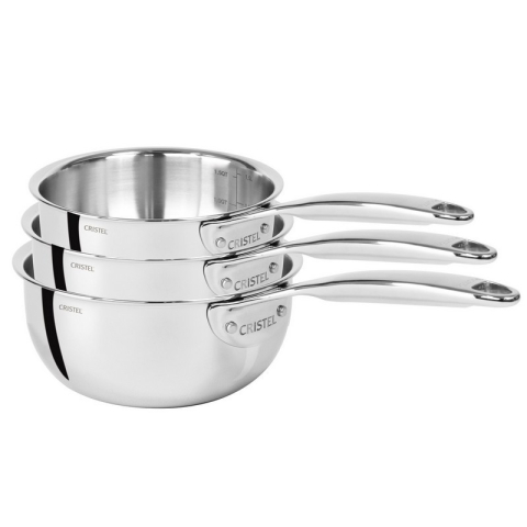 Batterie de 3 casseroles...