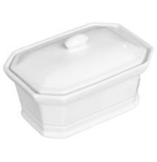 Terrine à foie gras en faïence blanche 800g - 5Five