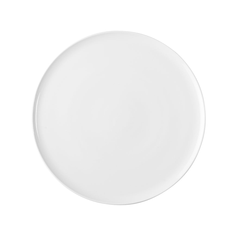 Plat à tarte porcelaine blanc 32 cm - Table Passion