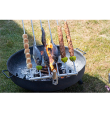 Ensemble ASADO 3 brochettes et supports - OYAT