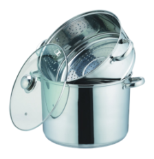 Couscoussier inox Médina 30 cm 15 L - Baumalu