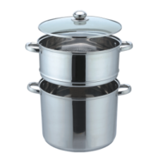 Couscoussier inox Médina 30 cm 15 L - Baumalu