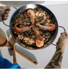 Plat à Paella 5Ply Element 34 cm - Ibili