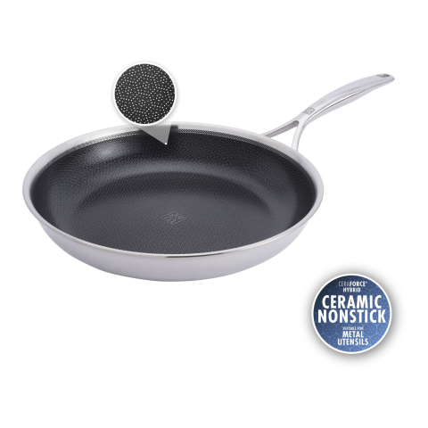 Poêle 30 cm Inox 18/10 -...