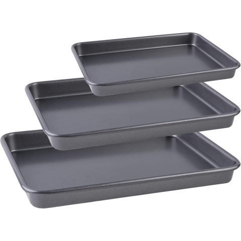 Lot de 3 plaques de cuisson...