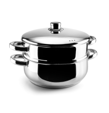 Faitout cuit-vapeur Oslo 24 cm 3,5 L - Ibili