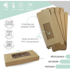 5 Étuis en carton pour tablettes de chocolat - ScrapCooking