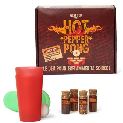 Coffret jeu 4 piments Hot...