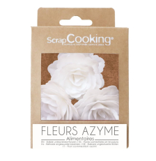 3 Roses royales blanches en azyme - ScrapCooking