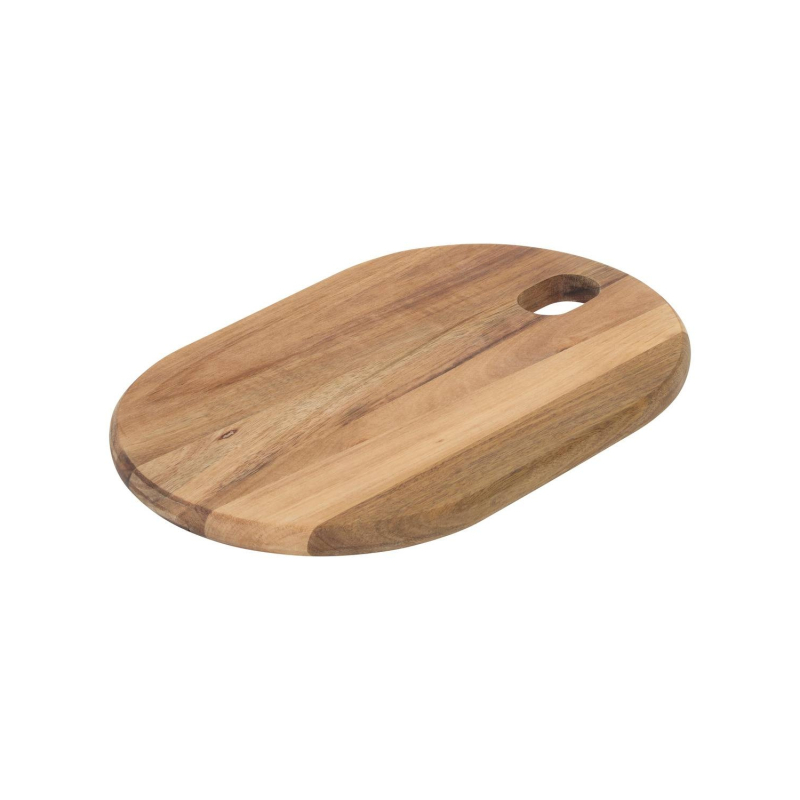 Planche Mina ovale 36x26 cm en acacia - Atmosphera