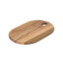 Planche Mina ovale 36x26 cm en acacia - Atmosphera