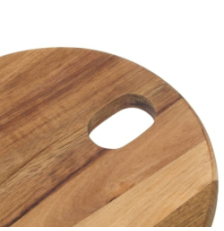 Planche Mina ovale 36x26 cm en acacia - Atmosphera