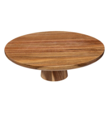 Planche Mina ovale 36x26 cm en acacia - Atmosphera